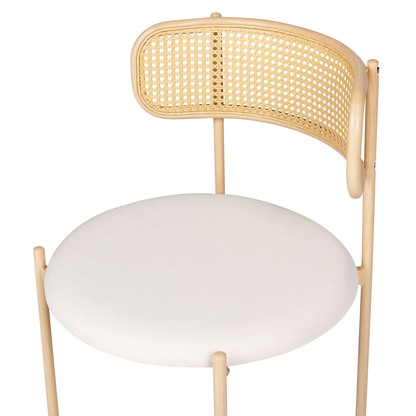 Esszimmerstuhl 2er Set ANDOVER Metall Hellbraun