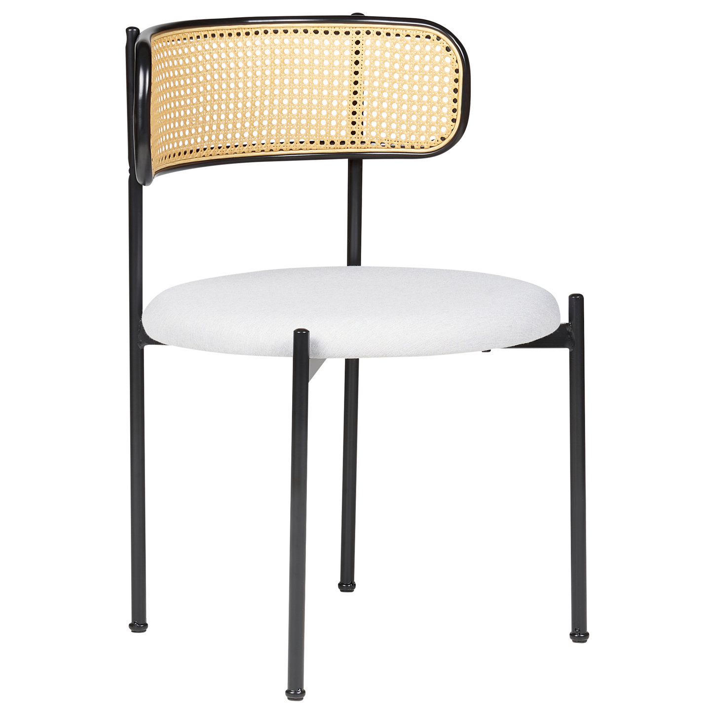 Esszimmerstuhl 2er Set ANDOVER Metall Schwarz