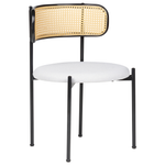 Esszimmerstuhl 2er Set ANDOVER Metall Schwarz