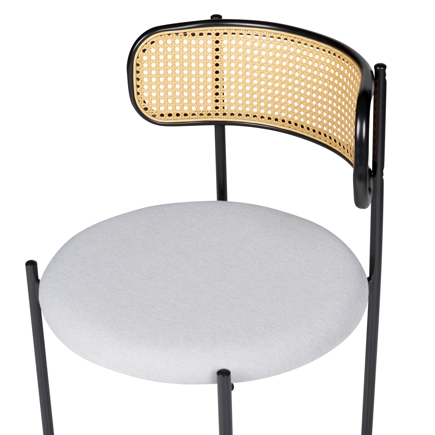 Esszimmerstuhl 2er Set ANDOVER Metall Schwarz