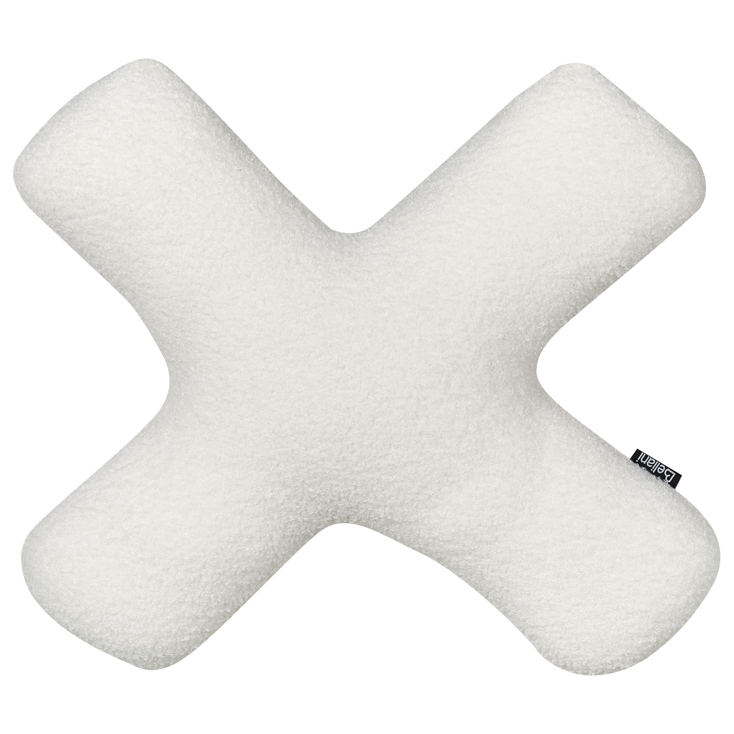 Dekokissen 2er Set HESPERIS Bouclé Cremeweiss Ohne Muster