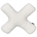 Dekokissen 2er Set HESPERIS Bouclé Cremeweiss Ohne Muster