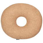 Dekokissen 2er Set HESPERIS Bouclé Hellbraun Ohne Muster