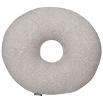 Dekokissen 2er Set HESPERIS Bouclé Hellgrau Ohne Muster