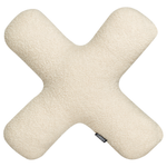 Dekokissen 2er Set HESPERIS Bouclé Beige Ohne Muster