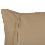 Dekokissen 2er Set RUBUS Jute 45 x 45 cm Beige Pflanzenmuster