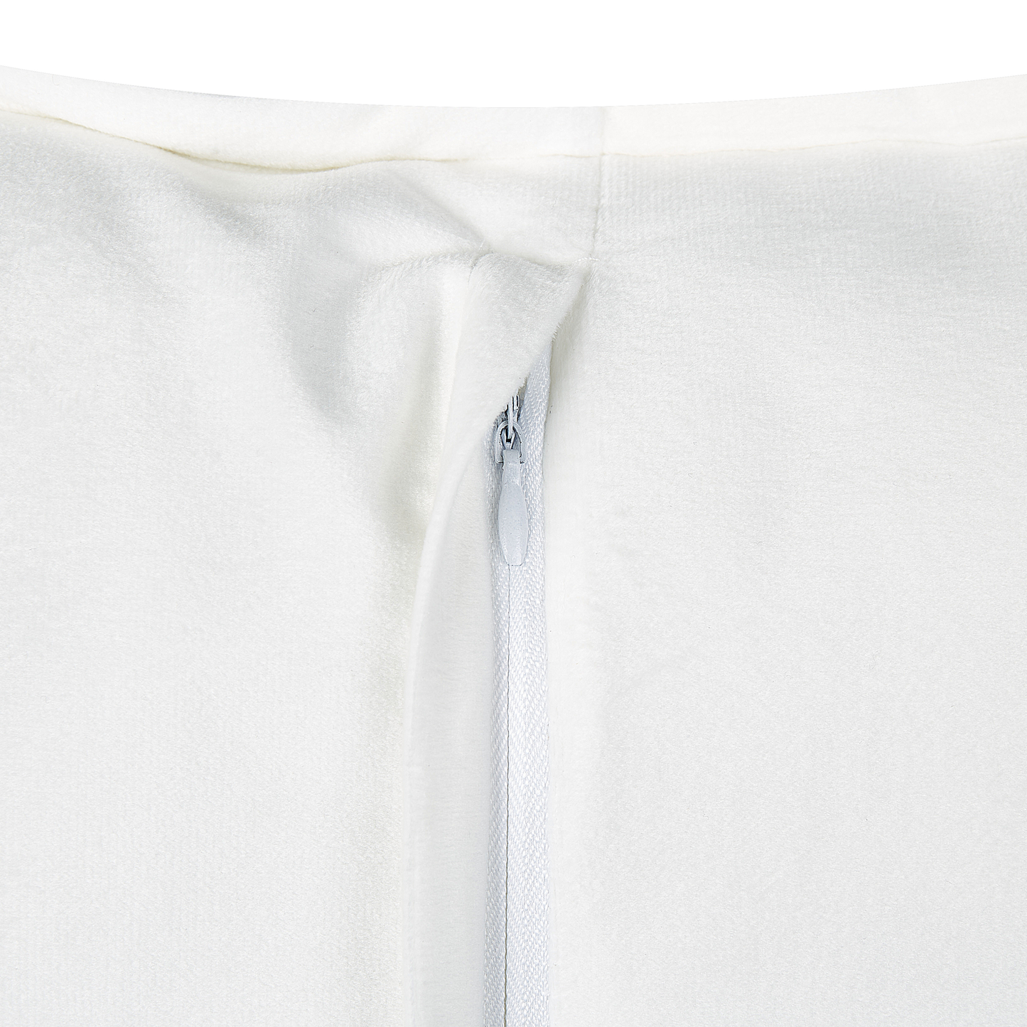 Dekokissen 2er Set SENECIA Bouclé 45 x 45 cm Cremeweiss Ohne Muster