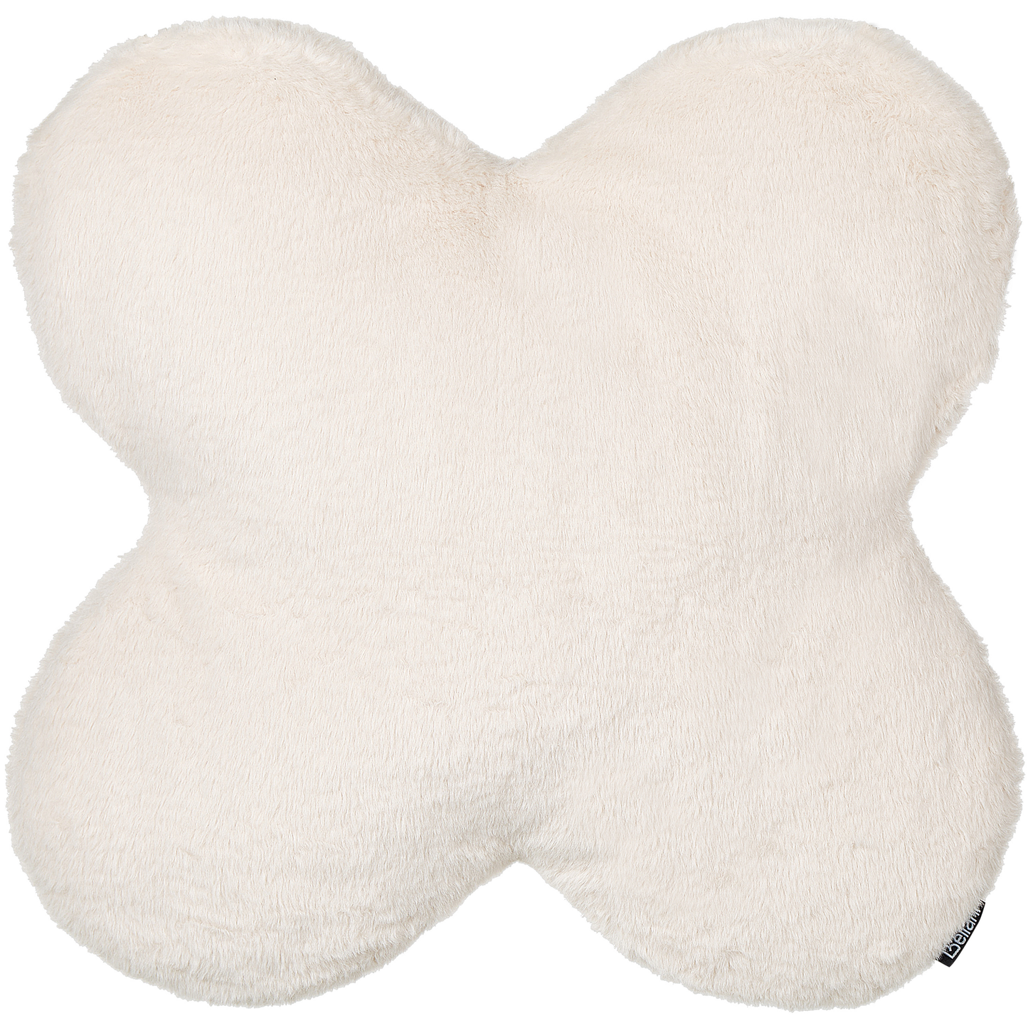 Dekokissen 2er Set ACHILLEA Webpelz 54 x 54 cm Beige Ohne Muster