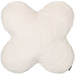 Dekokissen 2er Set ACHILLEA Webpelz 54 x 54 cm Beige Ohne Muster