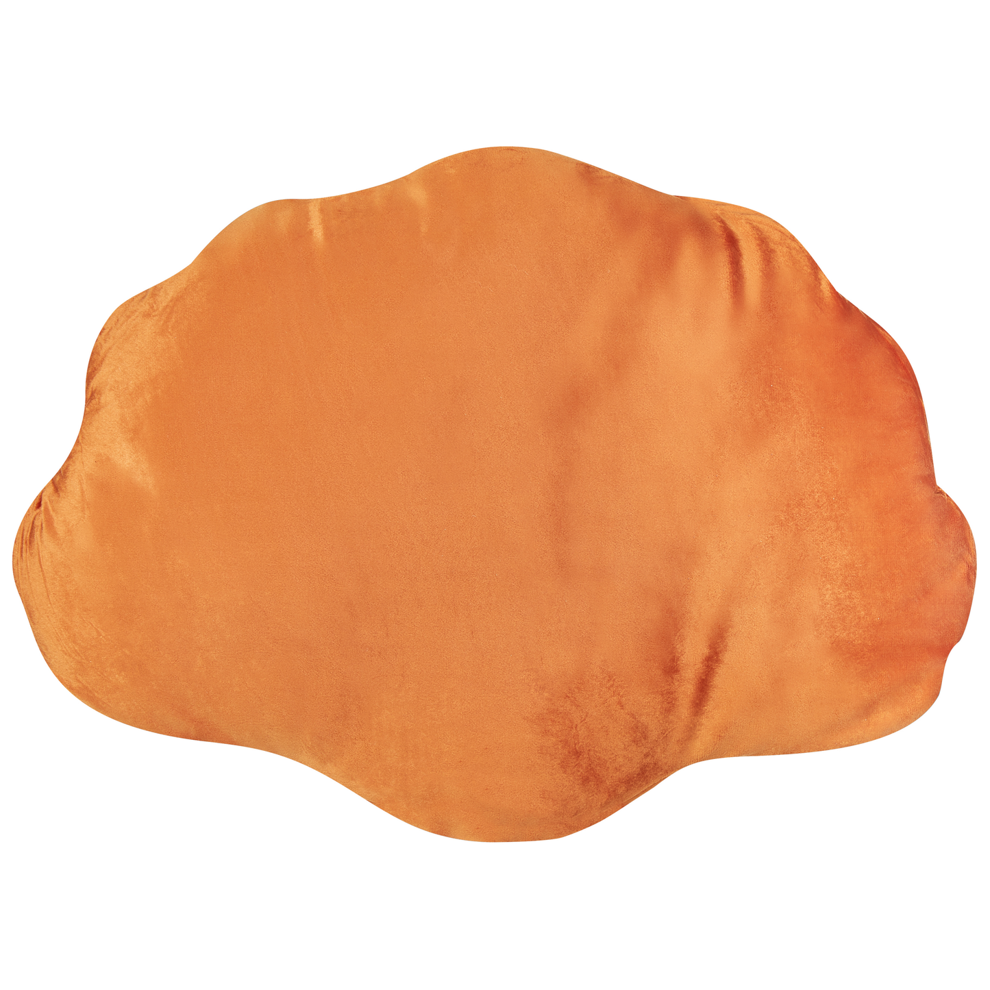 Dekokissen 2er Set CONSOLIDA Samtstoff 47 x 35 cm Orange Ohne Muster