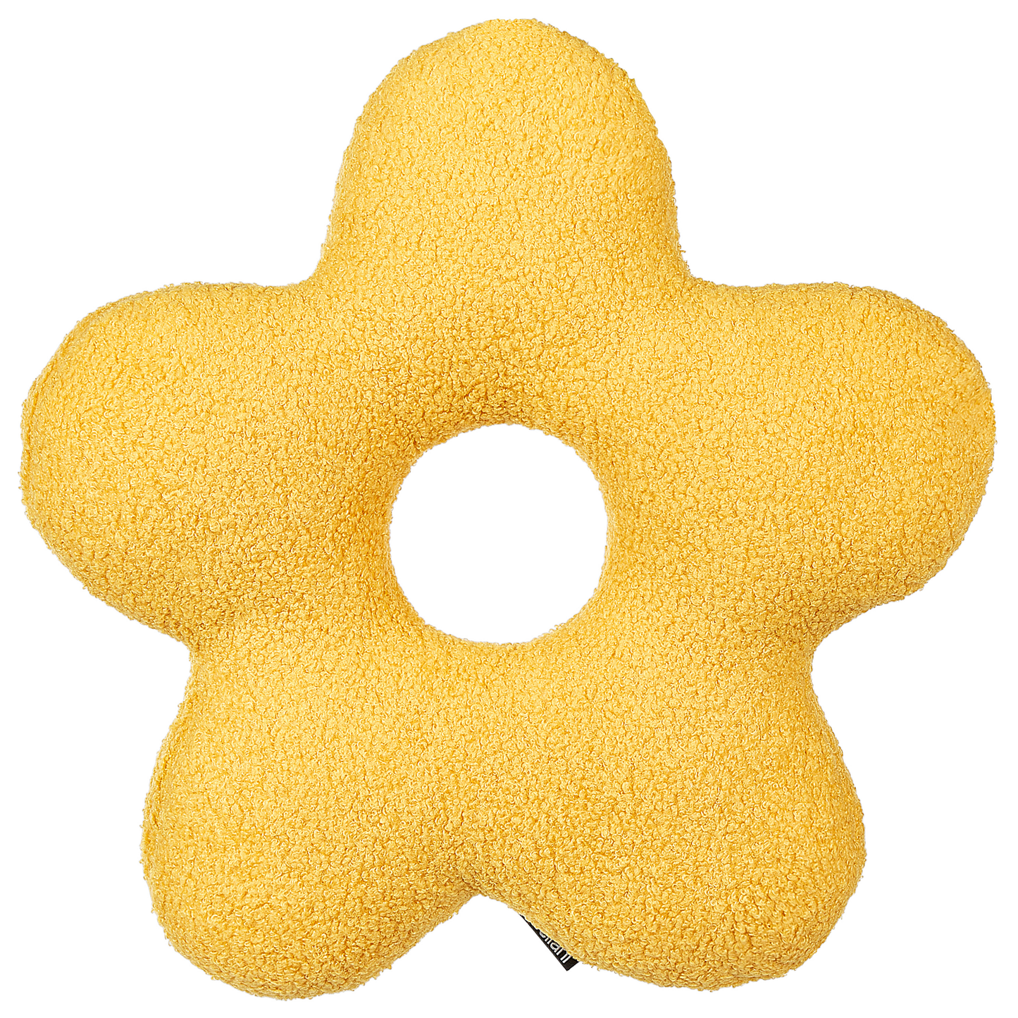 Dekokissen 2er Set CAMPONULA Bouclé 40 x 40 cm Gelb Ohne Muster