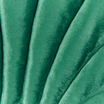 Dekokissen 2er Set CONSOLIDA Samtstoff 47 x 35 cm Smaragdgrün Ohne Muster