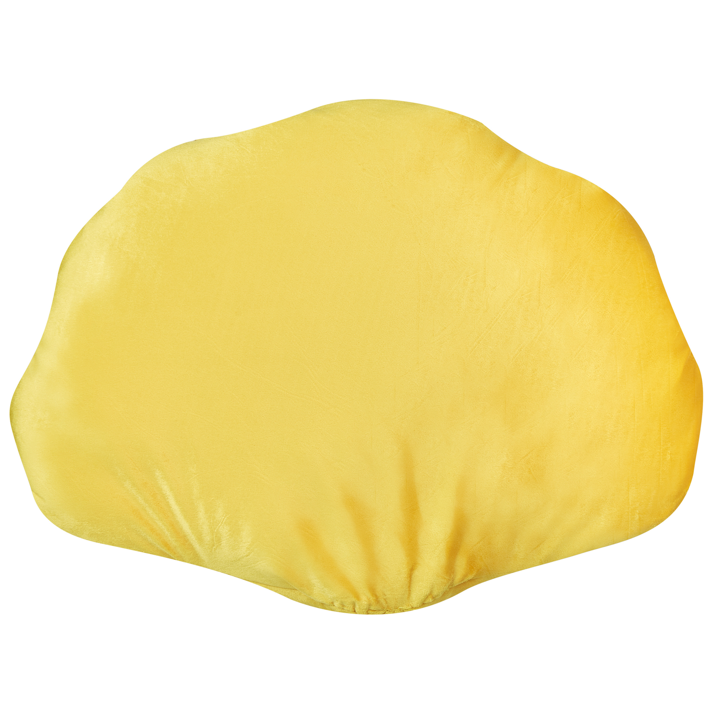 Dekokissen CONSOLIDA Samtstoff 47 x 35 cm Gelb Ohne Muster