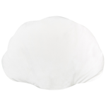 Dekokissen 2er Set CONSOLIDA Samtstoff 47 x 35 cm Cremeweiss Ohne Muster