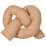 Dekokissen 2er Set GLADIOLUS Bouclé 172 x 14 cm Hellbraun Ohne Muster