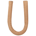 Dekokissen 2er Set GLADIOLUS Bouclé 172 x 14 cm Hellbraun Ohne Muster