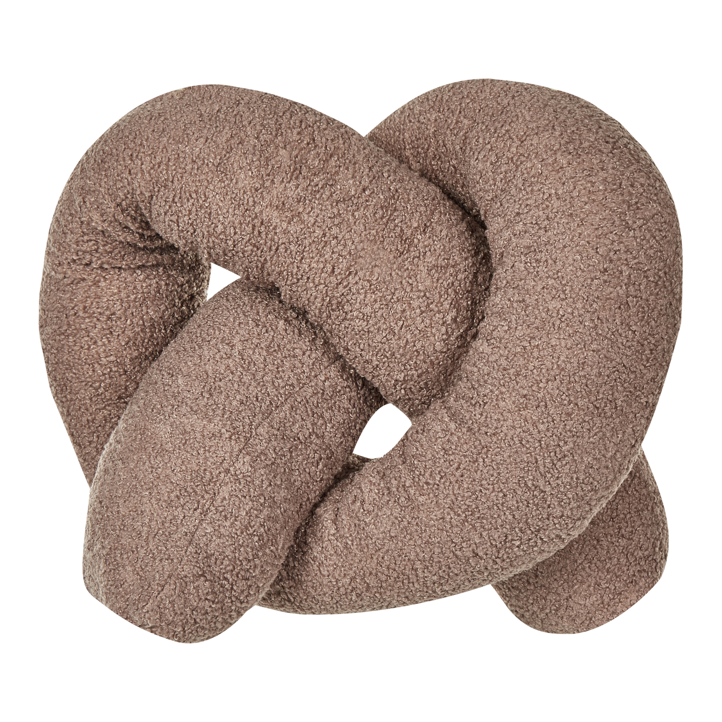 Dekokissen 2er Set GLADIOLUS Bouclé 172 x 14 cm Braun Ohne Muster