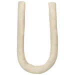 Dekokissen GLADIOLUS Bouclé 172 x 14 cm Beige Ohne Muster