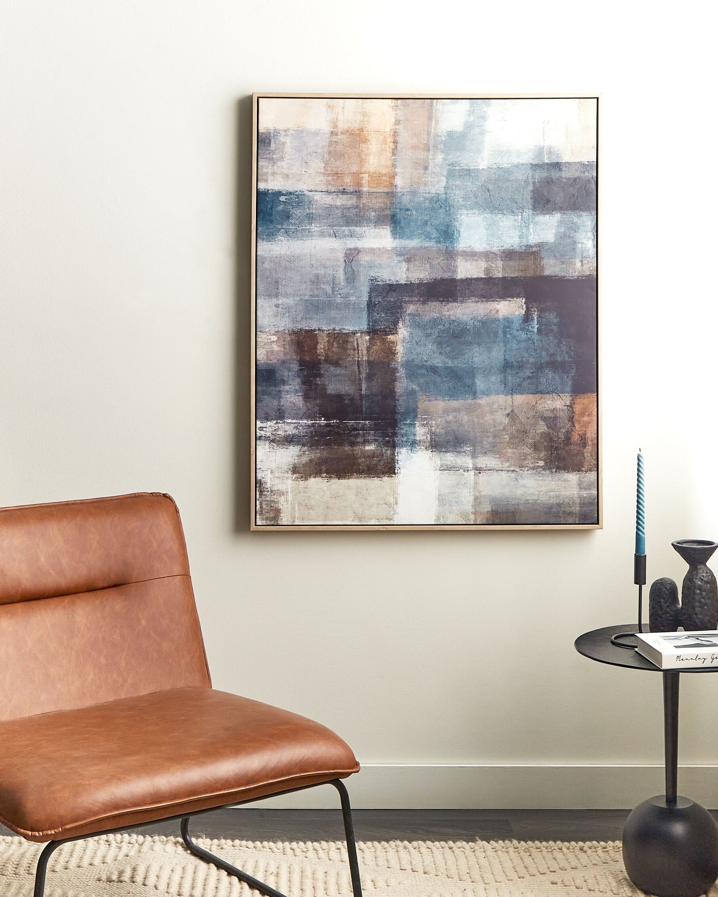 Canvas PULSANO Abstraktes Muster 83 x 103 cm Bunt