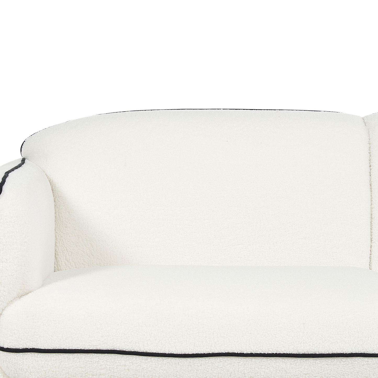 3-Sitzer Sofa Bouclé weiss / schwarz TONSBERG