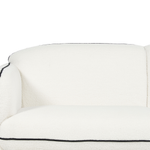 3-Sitzer Sofa Bouclé weiss / schwarz TONSBERG