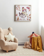 Canvas CASTRO Tiermotiv 63 x 63 cm Bunt