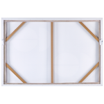 Canvas RACALE Abstraktes Muster 63 x 93 cm Beige