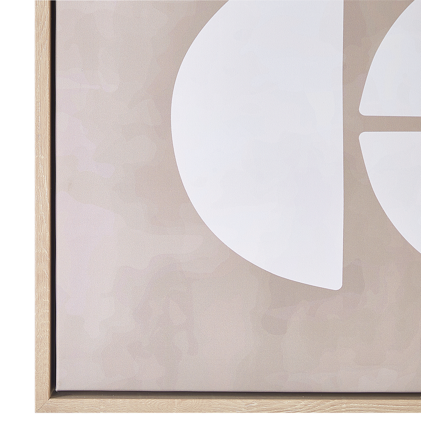 Canvas RACALE Abstraktes Muster 63 x 93 cm Beige