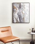 Canvas JESI Abstraktes Muster 83 x 103 cm Grau