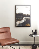 Canvas STATTE Abstraktes Muster 63 x 93 cm Schwarz