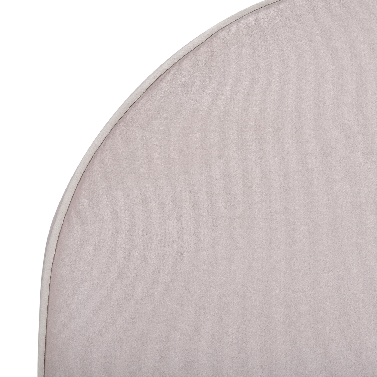 Polsterbett Samtstoff pastellrosa Lattenrost 90 x 200 cm NOZAY