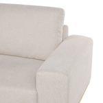 3-Sitzer Ecksofa beige rechtsseitig NORA