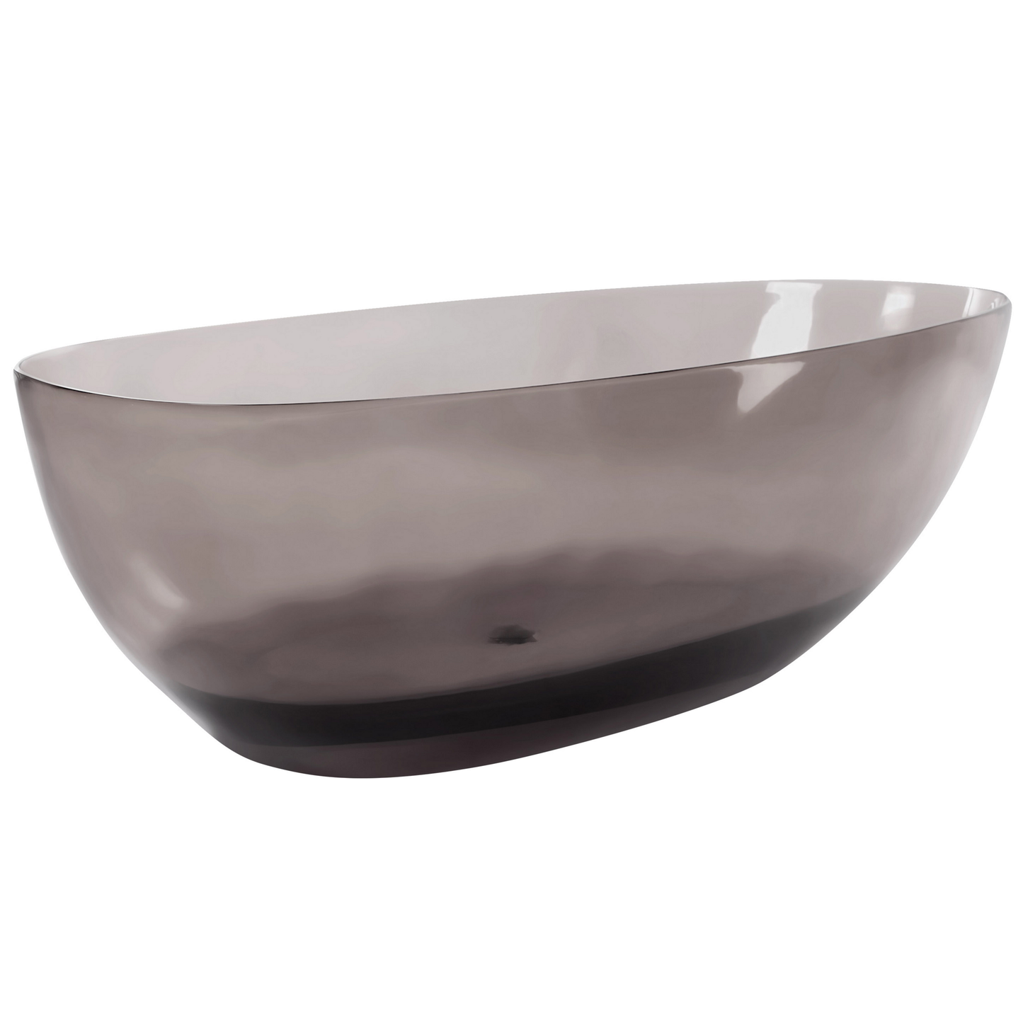 Badewanne freistehend schwarz oval 169 x 78 cm BLANCARENA