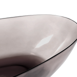 Badewanne freistehend schwarz oval 169 x 78 cm BLANCARENA