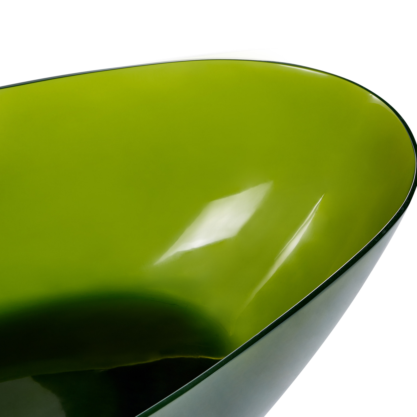 Badewanne freistehend grün oval 169 x 78 cm BLANCARENA