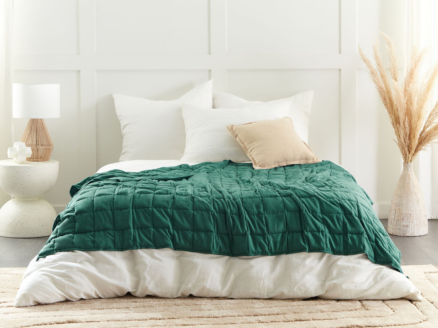 Gewichtsdecke smaragdgrün 150 x 200 cm 9 kg NEREID