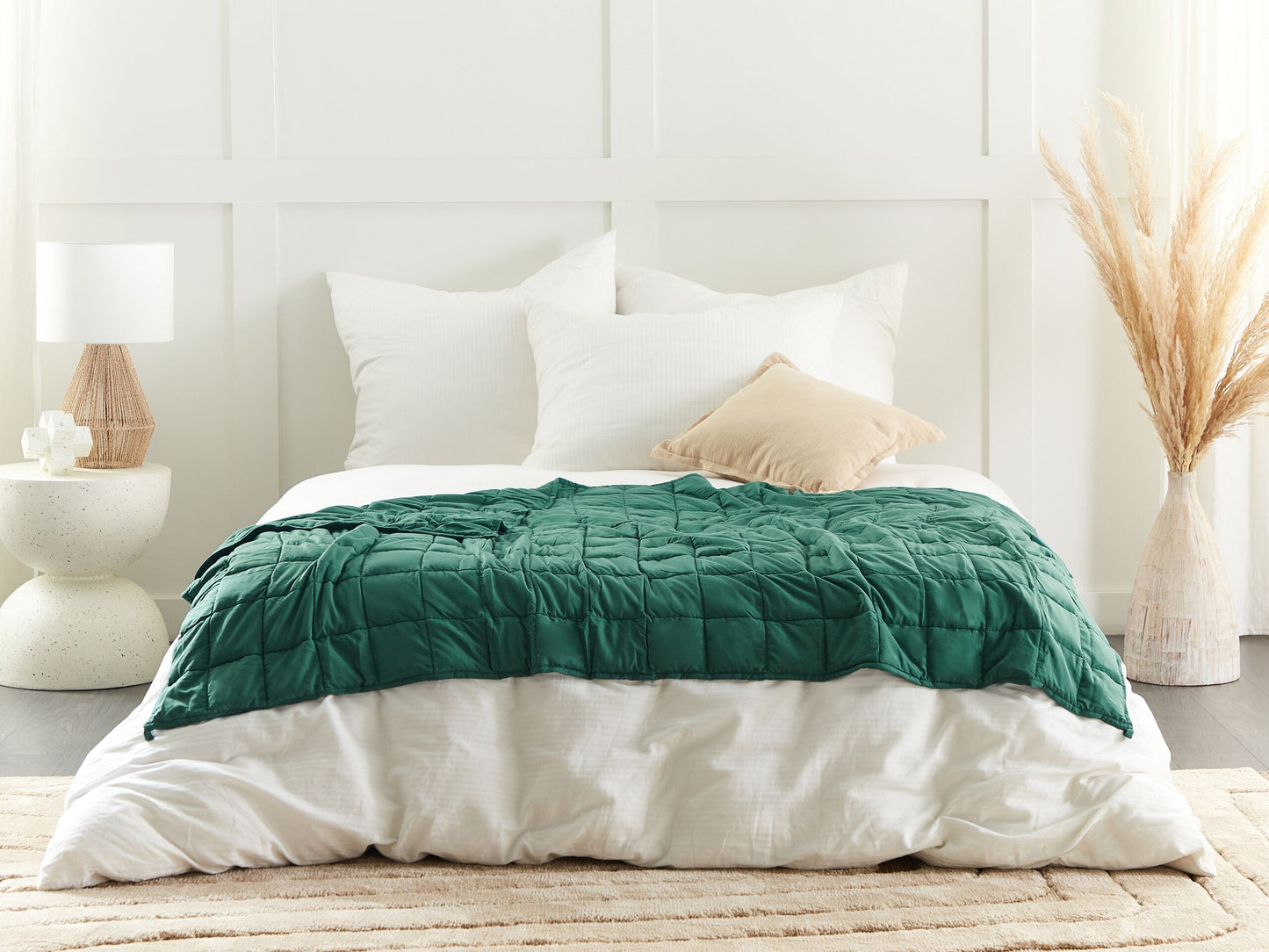 Gewichtsdecke smaragdgrün 120 x 180 cm 7 kg NEREID