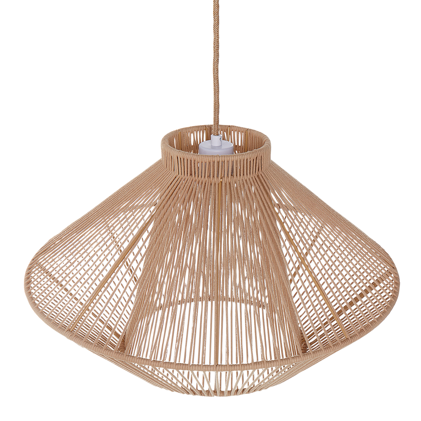 Hängelampe PALMETTO Baumwolle Beige