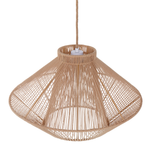 Hängelampe PALMETTO Baumwolle Beige