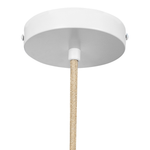 Hängelampe PALMETTO Baumwolle Beige