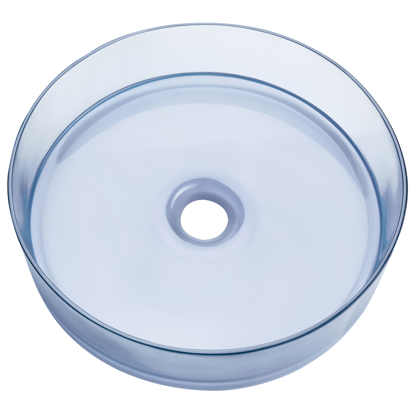 Aufsatzwaschbecken blau rund ⌀ 36 cm TOLOSA