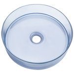 Aufsatzwaschbecken blau rund ⌀ 36 cm TOLOSA