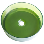 Aufsatzwaschbecken grün rund ⌀ 36 cm TOLOSA