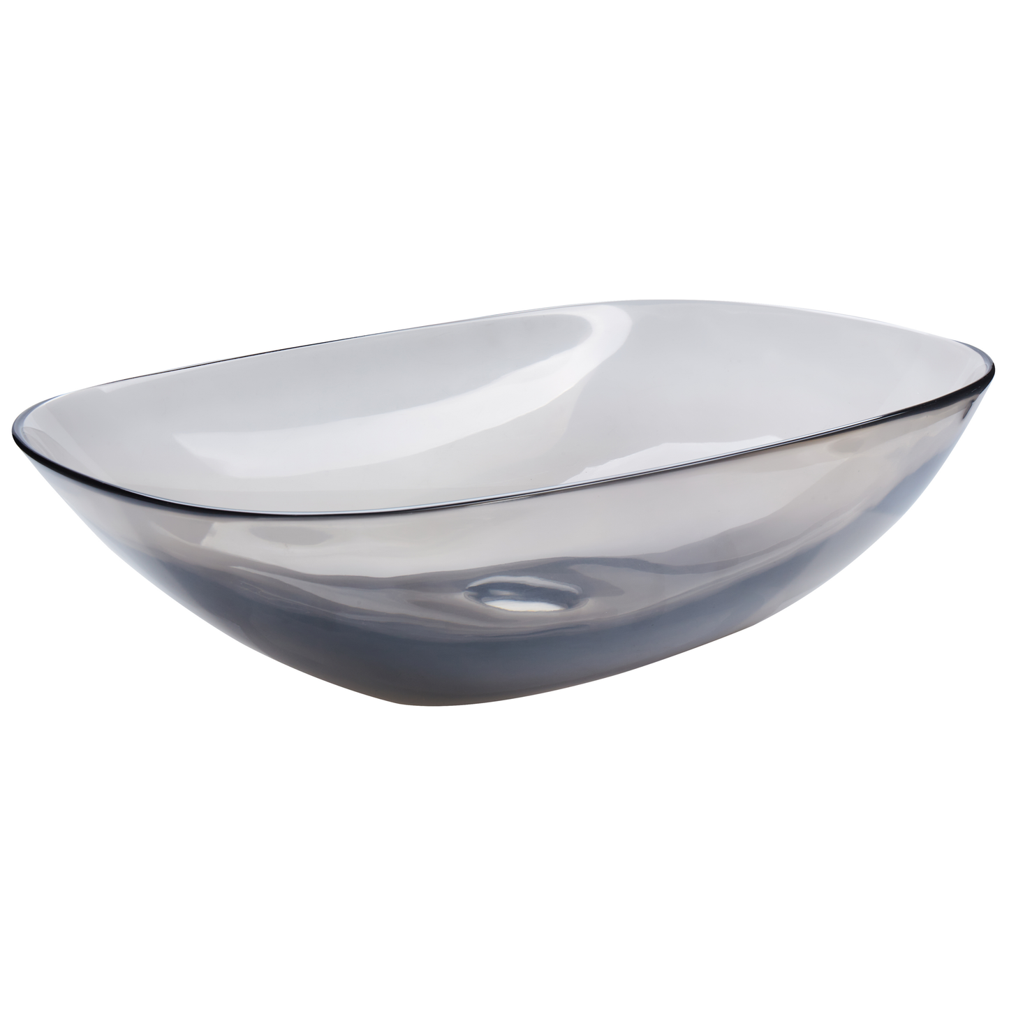 Aufsatzwaschbecken schwarz oval 54 x 36 cm MOENGO