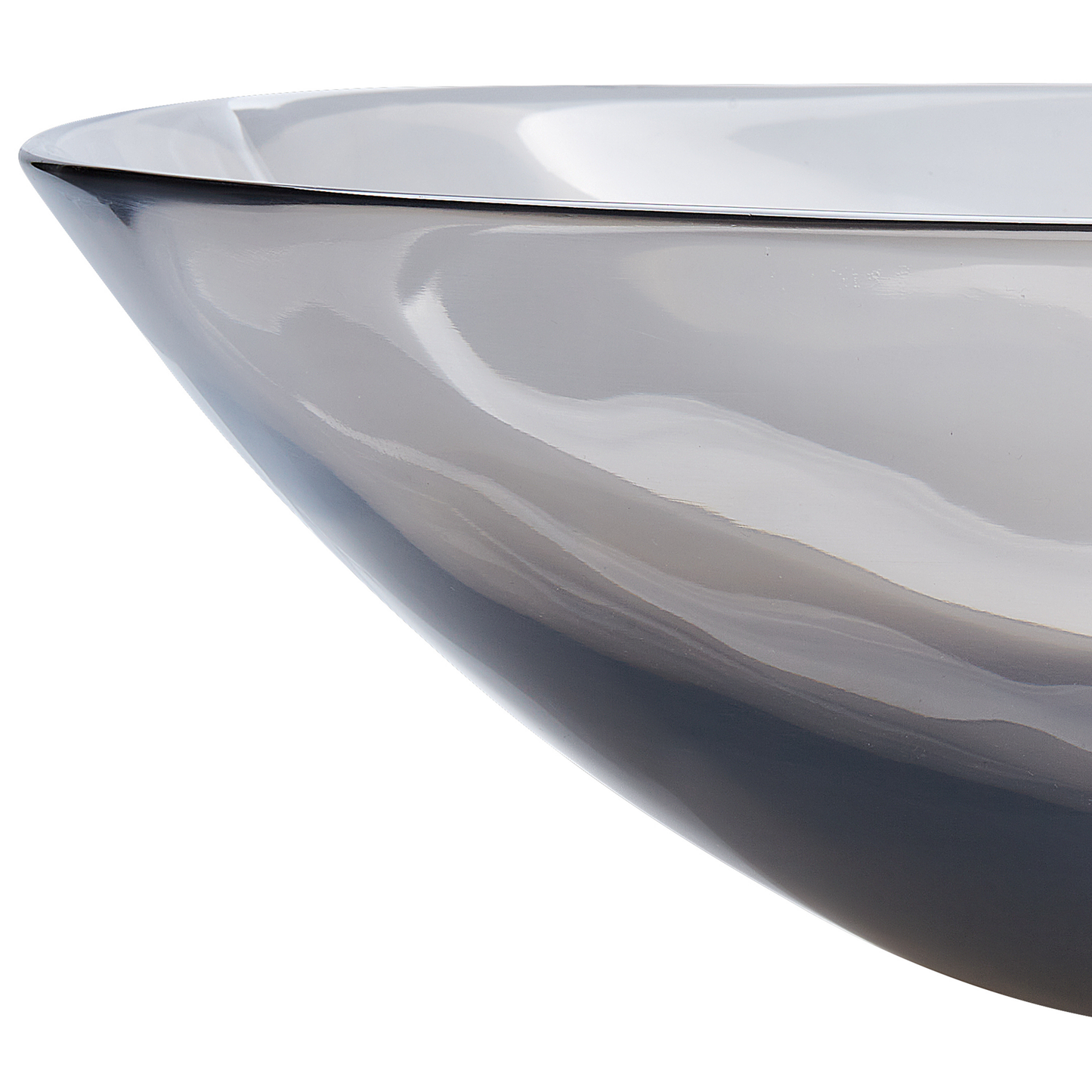 Aufsatzwaschbecken schwarz oval 54 x 36 cm MOENGO