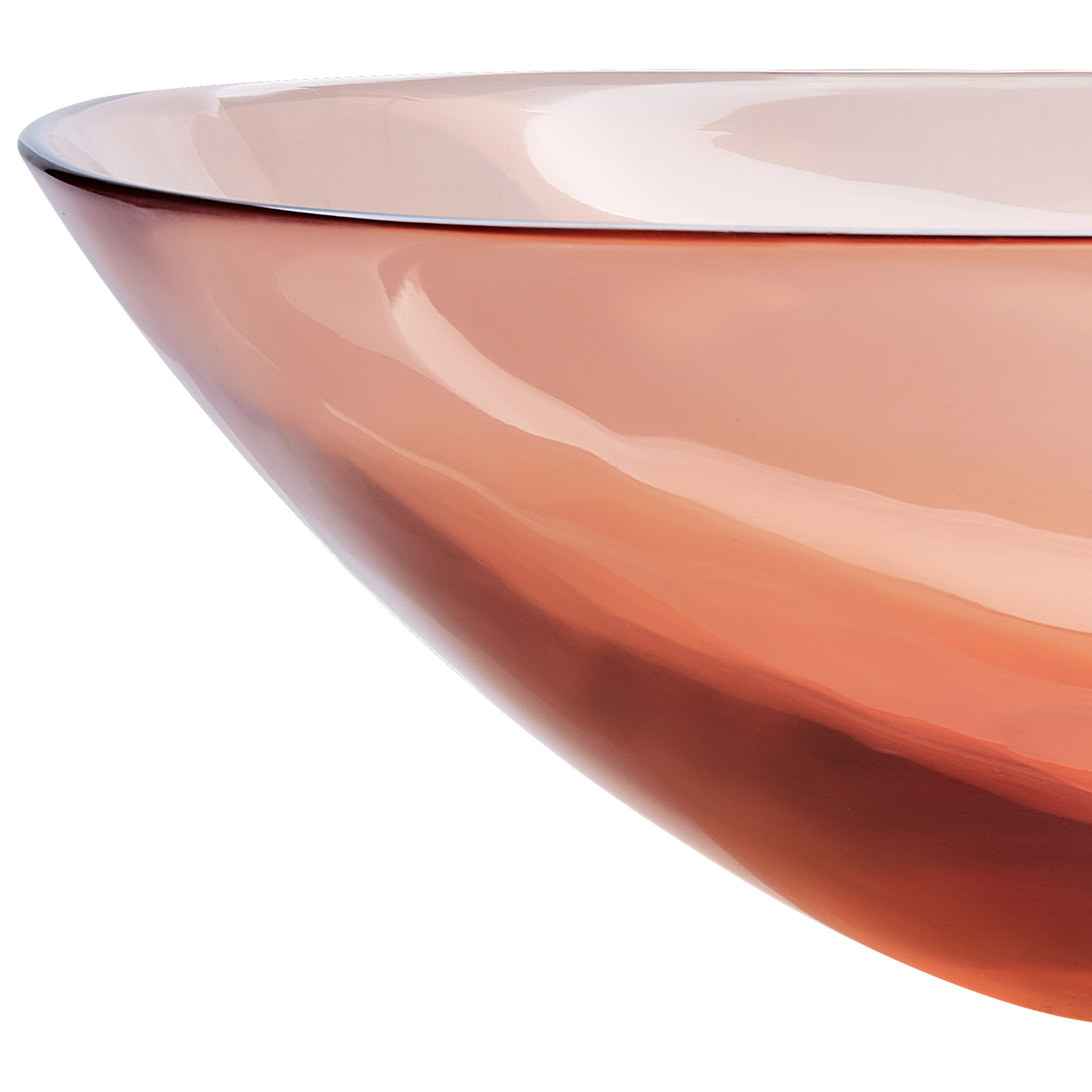 Aufsatzwaschbecken hellrot oval 54 x 36 cm MOENGO