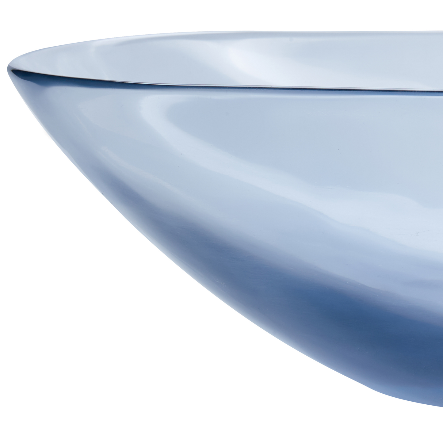 Aufsatzwaschbecken blau oval 54 x 36 cm MOENGO