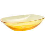 Aufsatzwaschbecken gelb oval 54 x 36 cm MOENGO