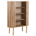 Schrank MANARA Paulownia-Holz 130 cm Hellbraun