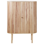 Schrank MANARA Paulownia-Holz 130 cm Hellbraun
